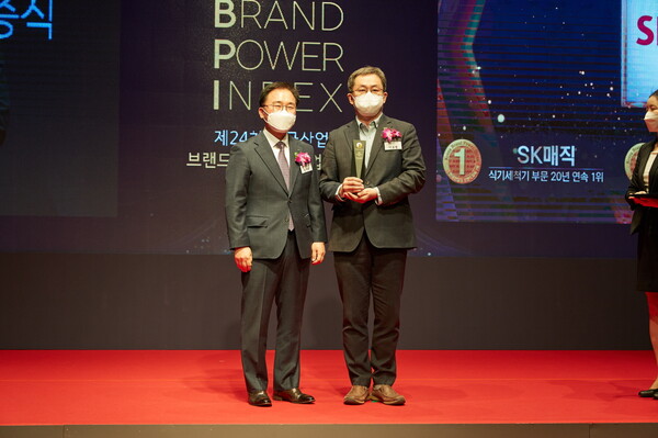 SK매직이 한국산업의 브랜드파워에서 20년 연속 1위에 선정됐다(사진=SK매직).jpg