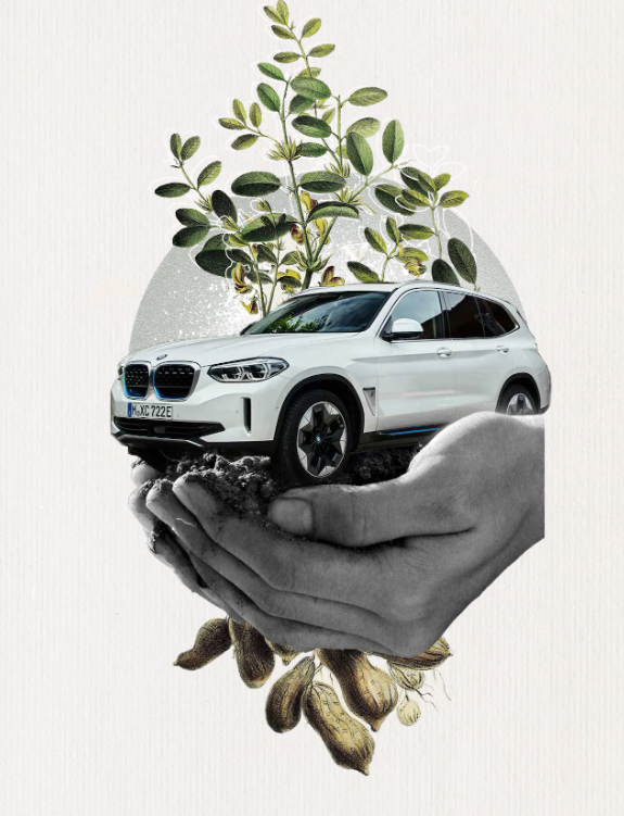 친환경 자동차를 강조한 BMW 포스터(사진=BMW SNS)