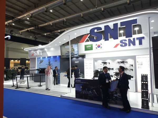 2024년 사우디아라비아 리야드에서 열린 국제방산전시회의 SNT관.