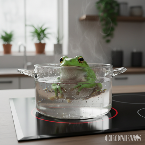 지금 글로벌 경제를 지배하는 감정은 '공포'도 '침체'도 아니다. 오히려 "조용한 위기", 그리고 "서서히 끓는 물 속에 빠진 개구리"라는 비유가 더 정확하다. 미국 포춘이 최근 글로벌 대기업 CEO들을 대상으로 실시한 심층 인터뷰에서 확인된 메시지는 단 하나였다. "세계경제는 무너지지 않고 있다. 그러나 분명히 '천천히' 망가지고 있다.