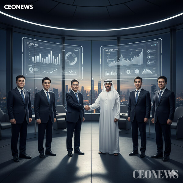 국가 CEO인 대통령과 기업 총수가 쌍두마차로 원팀이 되어 UAE 비즈니스를 성공적으로 이끌어 내 좋은 평가를 받고 있다.