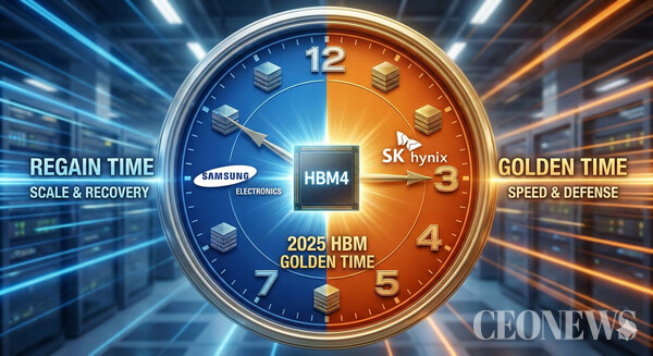 곽노정 SK하이닉스 사장과 전영현 삼성전자 부회장이 HBM 시장을 두고 양보할 수 없는 전쟁을 치르고 있다. HBM 4를 누가 선점하느냐에 따라 성패가 갈릴 것으로 보인다.